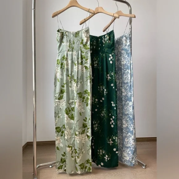 green emerald velvet dress Frankie Silk Dress